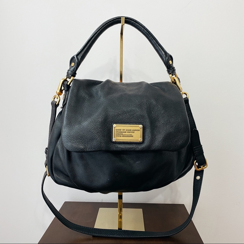 Marc by Marc Jacobs Black Leather Percy Crossbody